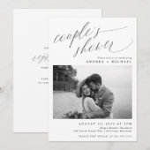 Moderne Romantische foto's of Vrijgezellenfeest in Kaart (Voorkant / Achterkant)