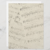 Moderne Romantische Muzieknoten (Voorkant / Achterkant)