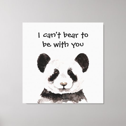 Moderne romantische prijsopgave met zwart-wit Pand Canvas Afdruk (Voorkant)