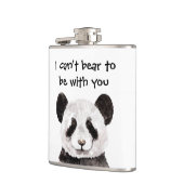 Moderne romantische prijsopgave met zwart-wit Pand Heupfles (Links)