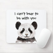 Moderne romantische prijsopgave met zwart-wit Pand Muismat (Met muis)