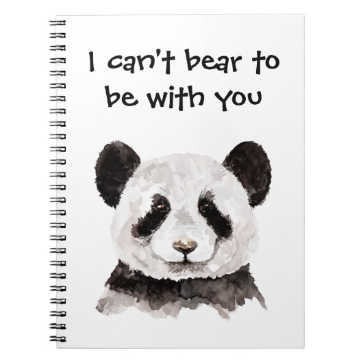 Moderne romantische prijsopgave met zwart-wit Pand Notitieboek (Voorkant)