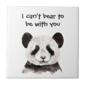 Moderne romantische prijsopgave met zwart-wit Pand Tegeltje (Voorkant)