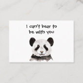 Moderne romantische prijsopgave met zwart-wit Pand Visitekaartje (Voorkant)