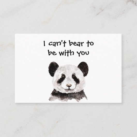 Moderne romantische prijsopgave met zwart-wit Pand Visitekaartje (Voorkant)