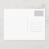 Moderne romantische scriptfoto Sla de datum op Aankondigingskaart (Achterkant)