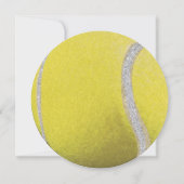 Moderne Ronde Tennis Ball Persoonlijk 60 Birthday Kaart (Achterkant)