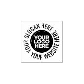 Moderne ronde zakelijke Logo-Sjabloon Rubberstempel (Afrduk)