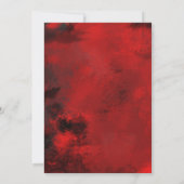 Moderne Rood Abstracte Verjaardag met Bierpullen Kaart (Achterkant)