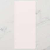 Moderne Rood en Roze Huwelijksthema Menu (Achterkant)