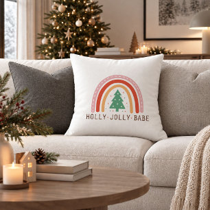 Moderne Rood Groene Boho Kerst Kussen Decoratie