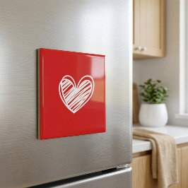 Moderne Rood Hart Koelkastmagneet Magneet