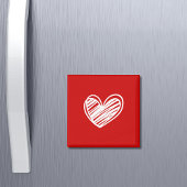 Moderne Rood Hart Koelkastmagneet Magneet