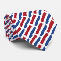Moderne Rood Wit Blauwe Abstracte Nederlandse Vlag