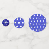 Moderne Rood Wit Blauwe Amerikaanse Vlag Tafelconf Confetti (Voorkanten)