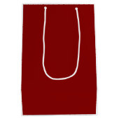 Moderne Rood Wit Goud Katten Kerstmis Medium Cadeauzakje (Achterkant)