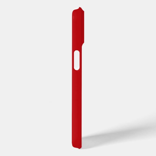 Moderne Rood Witte Monogram Initiaal Letters Case-Mate iPhone Case (Achterkant / Rechts)