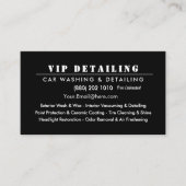 Moderne Roode Autowas & Autodetailing Visitekaartje (Voorkant)