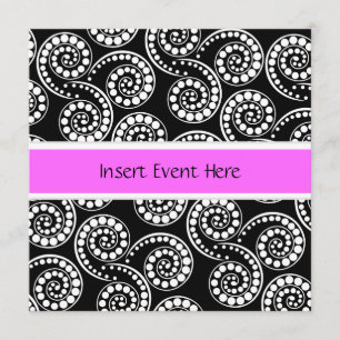 Moderne roofretro paisley-draal kaart