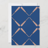 Moderne Rookie van het Jaar Foto Honkbal Verjaarda Kaart (Achterkant)