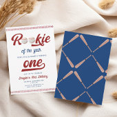 Moderne Rookie van het Jaar Honkbal Verjaardag Kaart