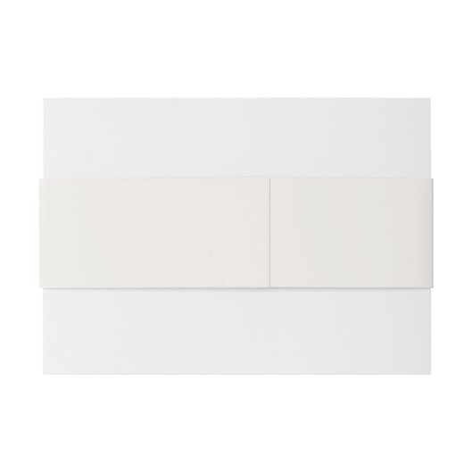 Moderne roomzwarte minuscule hedendaagse bruiloft uitnodigingen wikkel (Achterkant Voorbeeld)