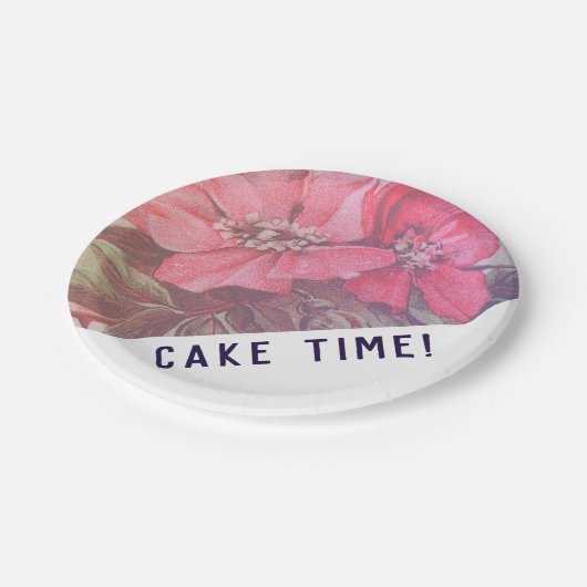 Moderne Roos Desert Borden Papieren Bordje (Gekanteld)