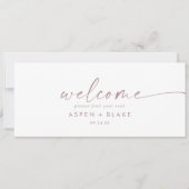 Moderne Roos die de Welkome Kopbal van het Welkome (Voorkant)