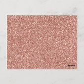 Moderne Roos Gold 40e verjaardag foto Bewaar de da Briefkaart (Achterkant)