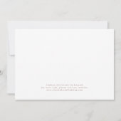 Moderne Roos Gold 4 Photo Collage Save the Date (Achterkant)