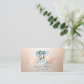Moderne Roos Gold Brush Stroke Bakery Hand Tools Visitekaartje (Staand voorkant)