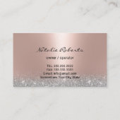 Moderne Roos Gold Cleaning Maid Service Visitekaartje (Achterkant)