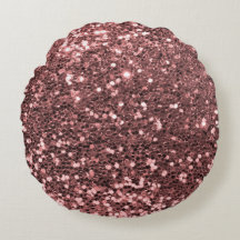 Moderne Roos Gold Faux Glitter Print