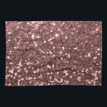 Moderne Roos Gold Faux Glitter Print Theedoek<br><div class="desc">Een prachtige gouden glitterafdruk van roos. Roos Gold is een van de heetste tinten in de mode op dit moment, en verdient zelfs een artikel van de New York Times. "Op het uiterlijk is roos goud warm en doorspoeld—hoe geel goud eruit zou zien als het plotseling in verlegenheid werd gebracht....</div>