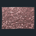 Moderne Roos Gold Faux Glitter Print Theedoek<br><div class="desc">Een prachtige gouden glitterafdruk van roos. Roos Gold is een van de heetste tinten in de mode op dit moment, en verdient zelfs een artikel van de New York Times. "Op het uiterlijk is roos goud warm en doorspoeld—hoe geel goud eruit zou zien als het plotseling in verlegenheid werd gebracht....</div>