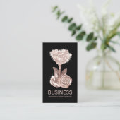 Moderne Roos Gold Floral Duster Bu Visitekaartje (Staand voorkant)