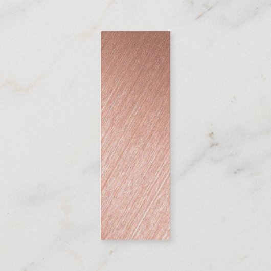 Moderne Roos Gold Foil Script Gift Labels (Achterkant)