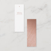 Moderne Roos Gold Foil Script Gift Labels (Voorkant / Achterkant)