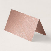 Moderne Roos Gold Foto Hartelijk dank Visitekaartje (Achterkant)