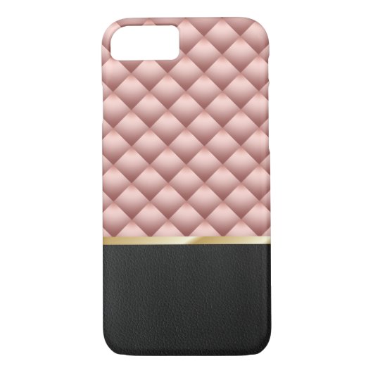 Moderne Roos Gold gelimiteerd zwart achtergrondled Case-Mate iPhone Case (Achterkant)