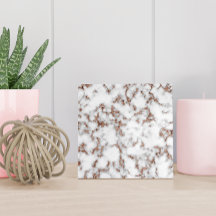 Moderne Roos Gold Grey White marmer