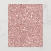 Moderne Roos Gold Home Cleaning House Keeping Flyer (Achterkant)