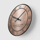 Moderne Roos Gold Moon  Astronomisch  Ronde Klok (Hoek)