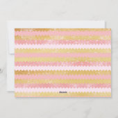 Moderne Roos Gold Pink Elegant Script Photo Collag Feestdagenkaart (Achterkant)