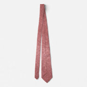 Moderne Roos Gold Pink Glitter Stropdas (Achterkant)