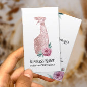 Moderne Roos Gold Spray Bottle Cleaning Visitekaartje