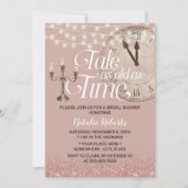 Moderne Roos Gold Tale als oud Vrijgezellenfeest v Kaart (Voorkant)