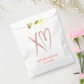 Moderne Roos Gold Valentijn Bedankzakje (Gezegeld)