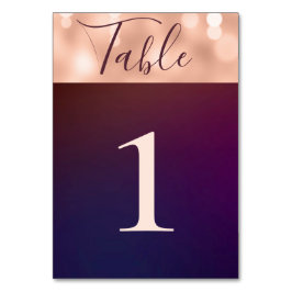 Moderne Roos gouden bruiloft met mousserende Bourg Kaart