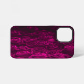 Moderne roos iPhone hoesje (Achterkant horizontaal)